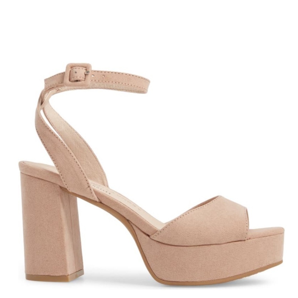 NEW! Chinese Laundry Dark Nude Theresa Platform Sandal - Size 8.5 🚜 - Picture 5 of 16